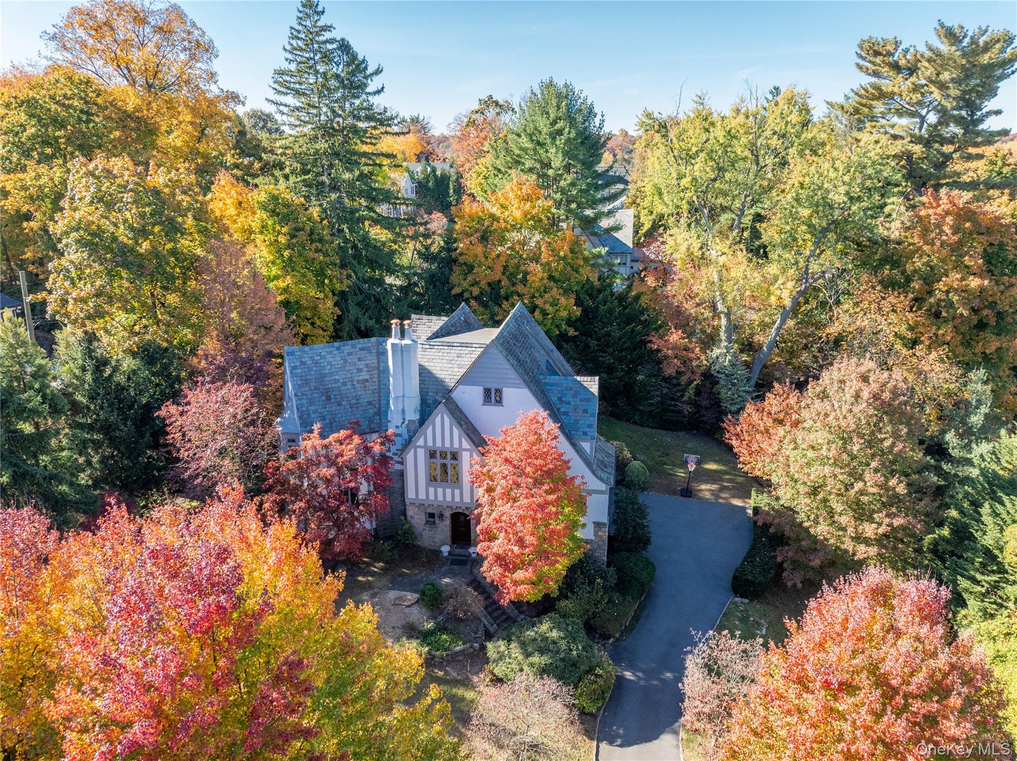 15 Carstensen Road Scarsdale, NY 10583 - Photo 28 of 35 a view of a house with a yard and garden