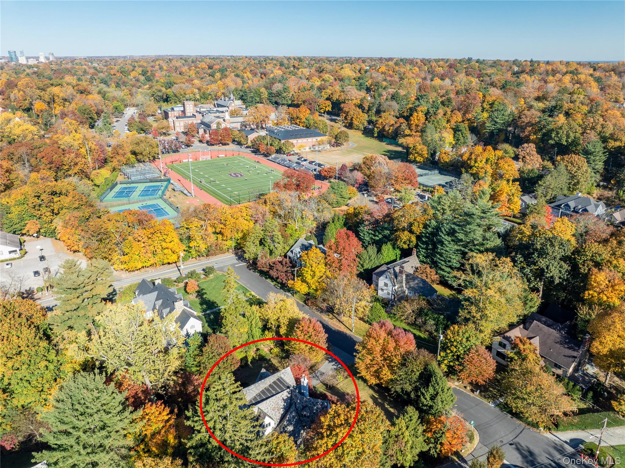 15 Carstensen Road Scarsdale, NY 10583 - Photo 31 of 35 an aerial view of residential houses with outdoor space