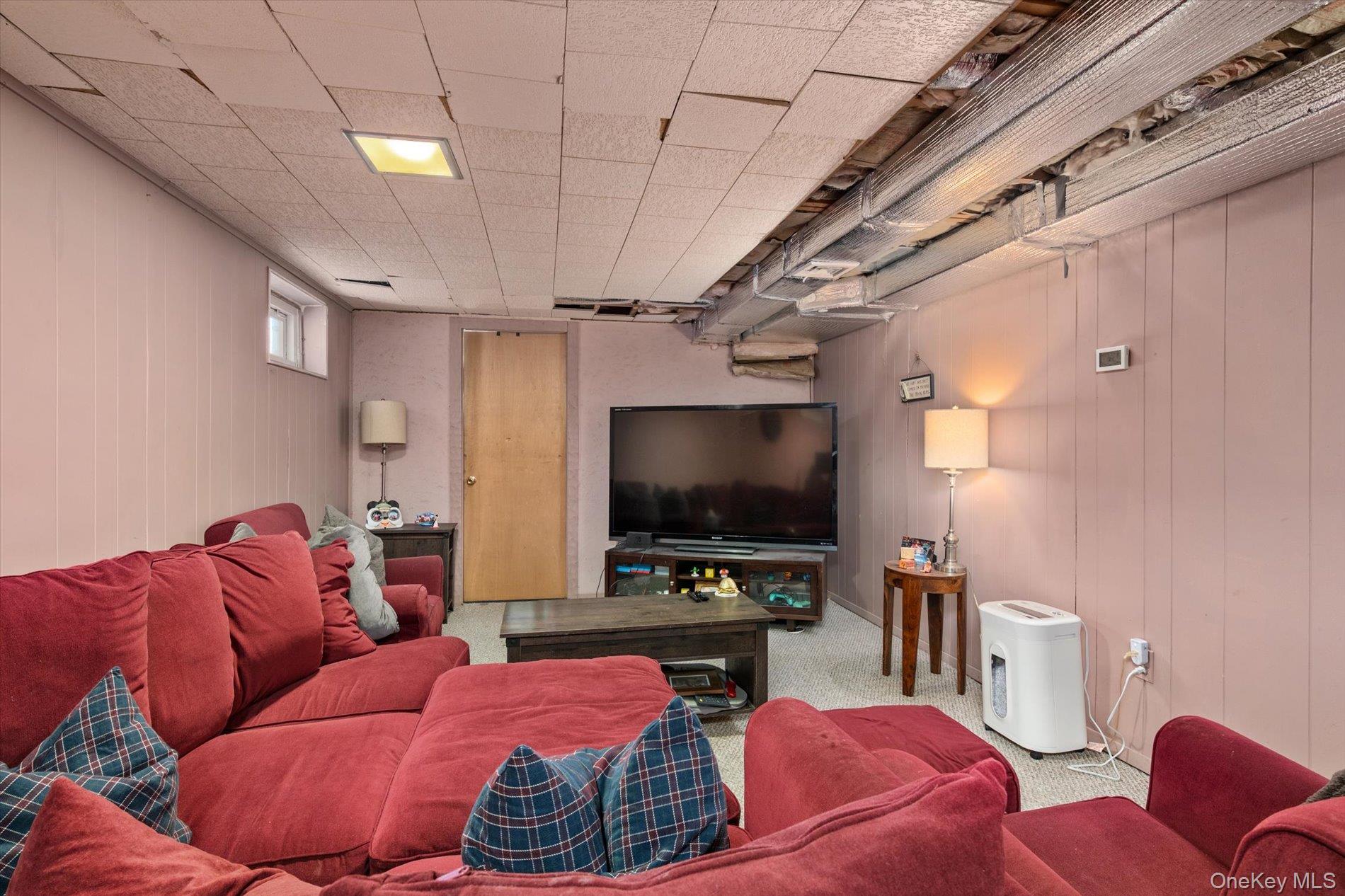 249 Hampton Road West Babylon, NY 11704 - Photo 19 of 22 a living room with furniture and a flat screen tv