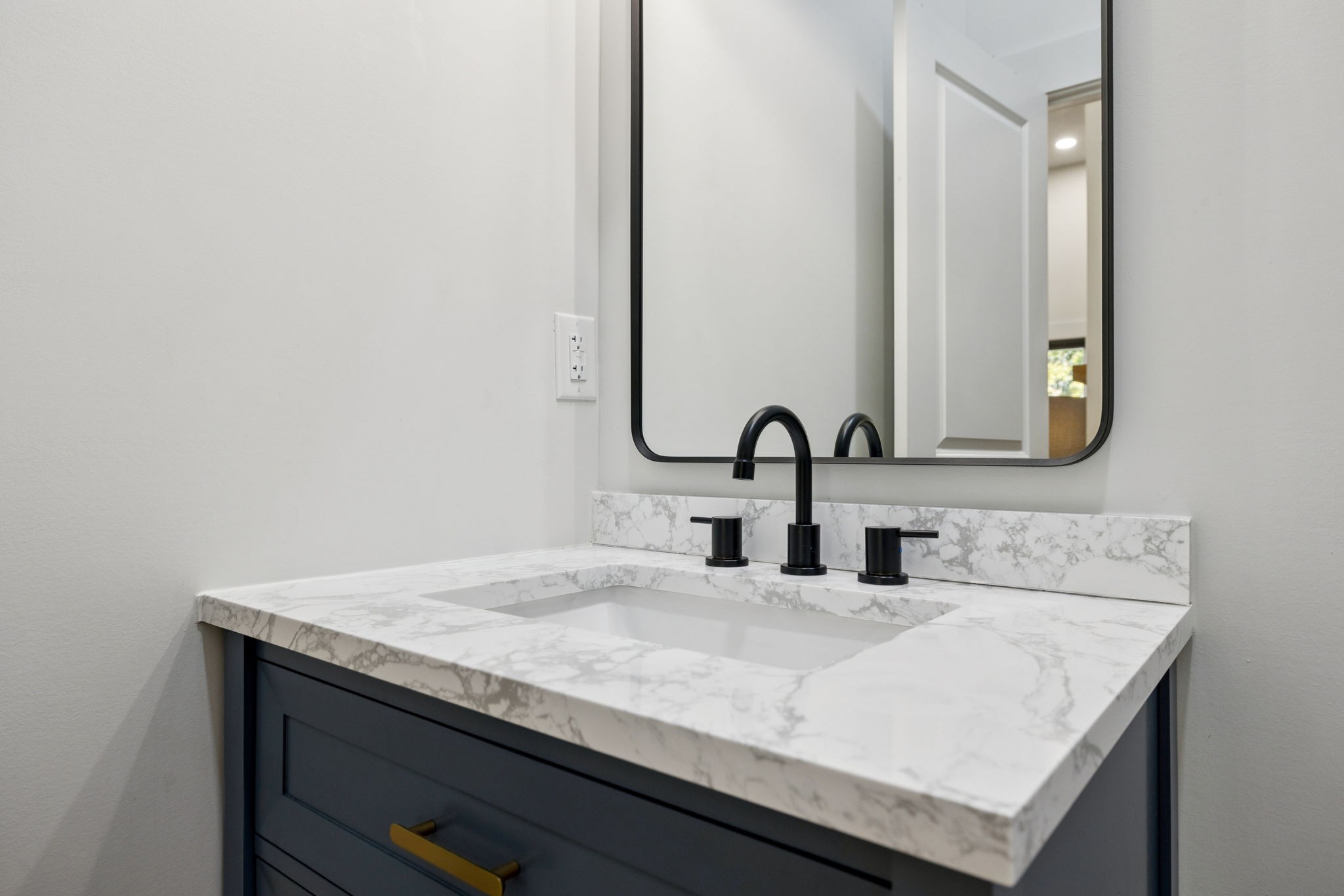 6060 Washer Road Lyles, TN 37098 - Photo 16 of 43 a bathroom with a sink and a mirror