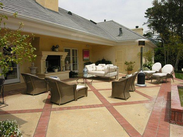 640 Ashley Road Montecito, CA 93108 - Photo 12 of 14 a living room with fireplace furniture and a potted plant