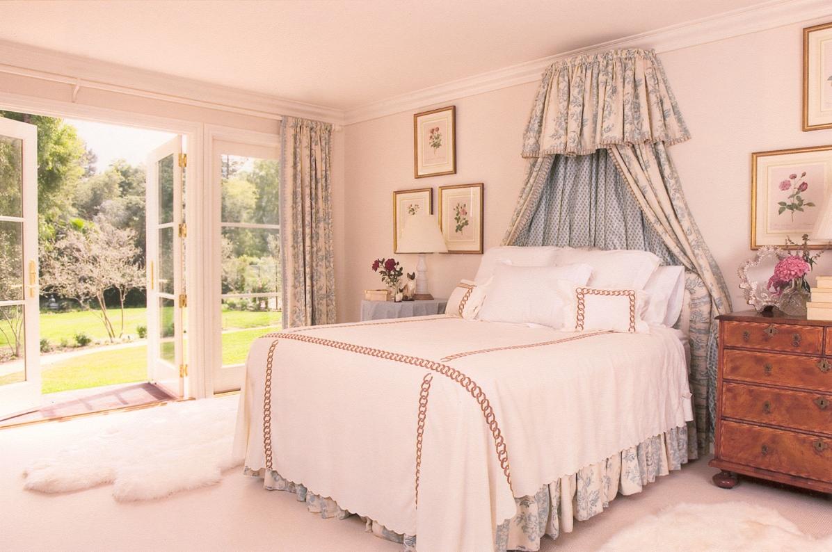 640 Ashley Road Montecito, CA 93108 - Photo 8 of 14 a bedroom with a bed and a large window