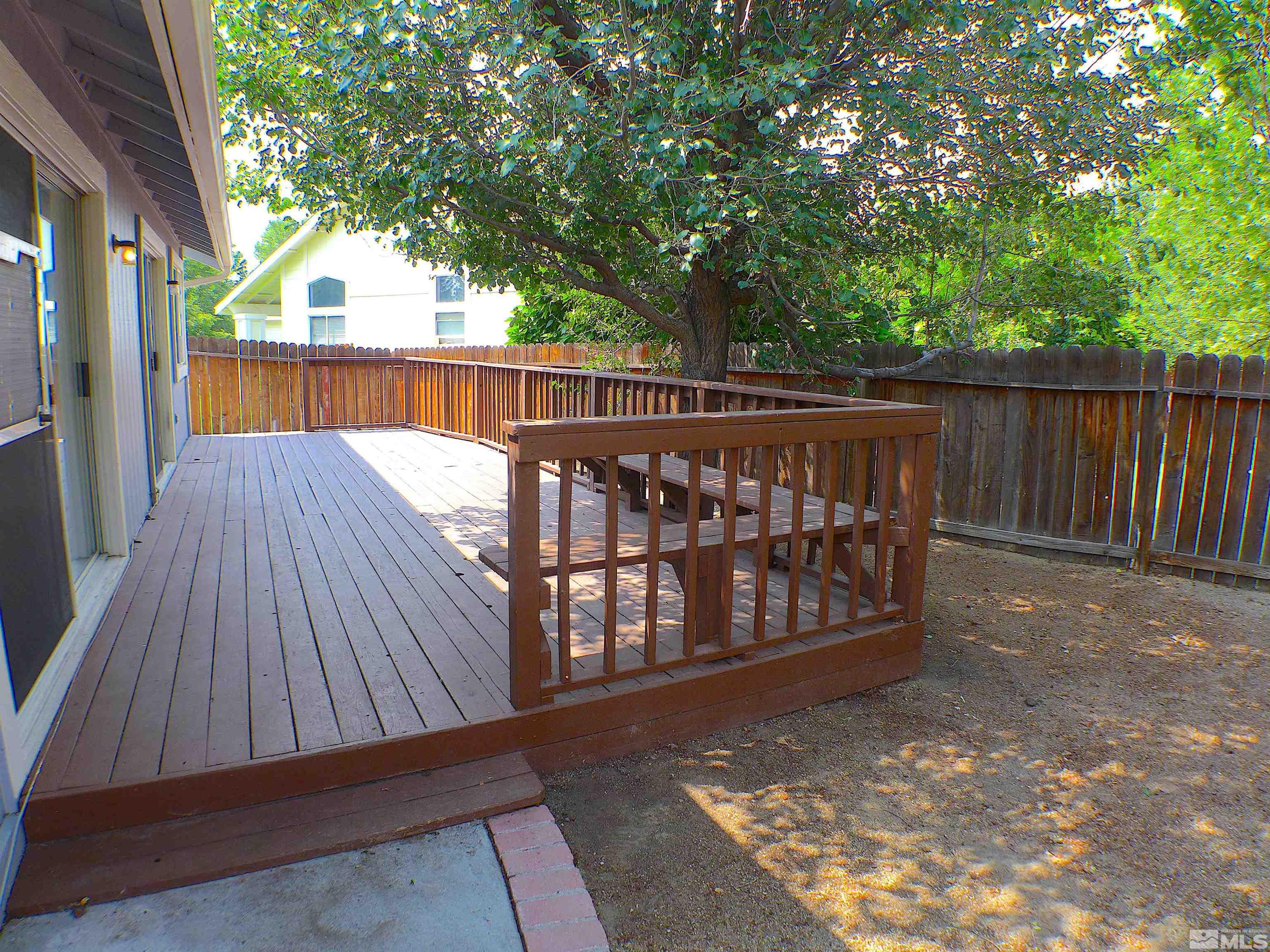 7674 Pickering Circle Reno, NV 89511 - Photo 3 of 16 a view of wooden deck