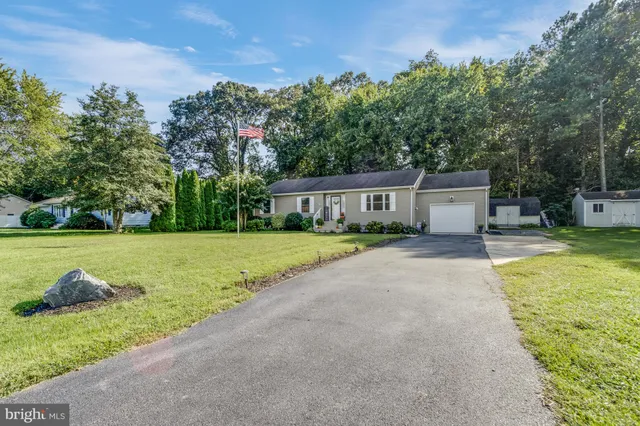 a house view with a garden space