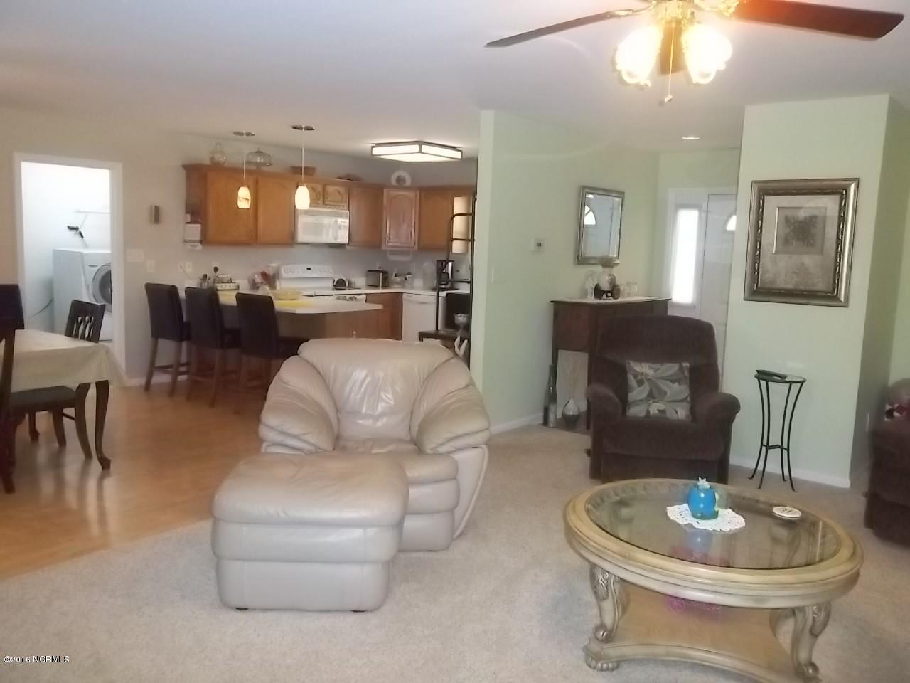 803 Roberts Road Newport, NC 28570 - Photo 8 of 18 Living Area to Kitchen