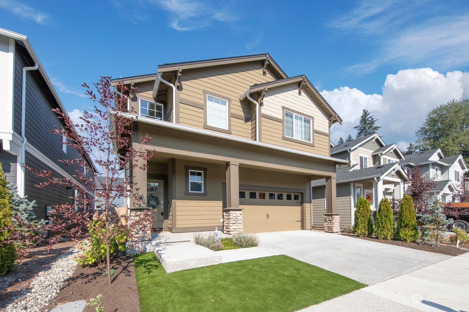 15 182nd Street Southeast Bothell, WA 98012 - Photo 32 of 32 a front view of a house with garden