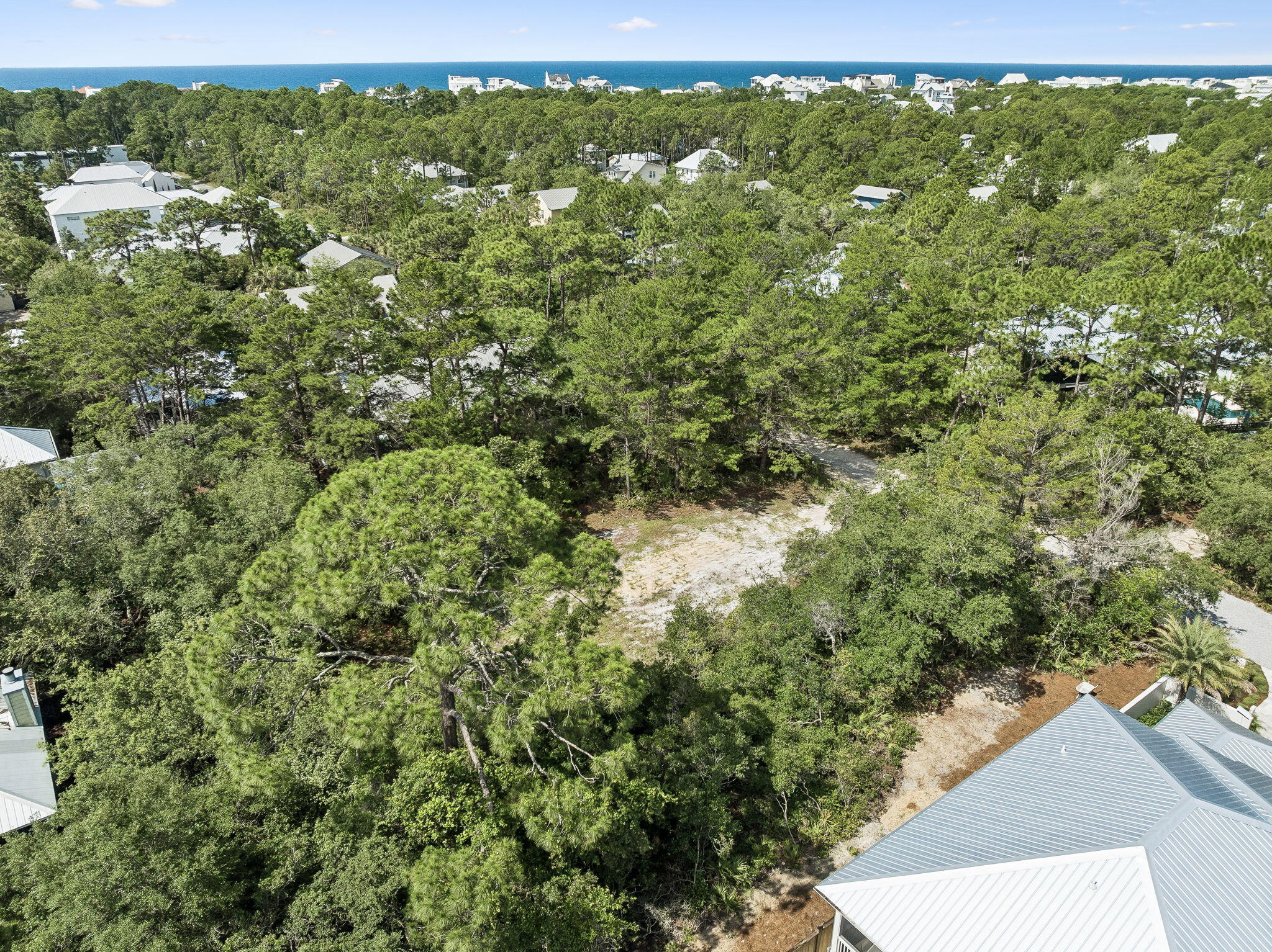 Tbd Barcelona Avenue Santa Rosa Beach, FL 32459 - Photo 16 of 27 a view of a green yard with large trees
