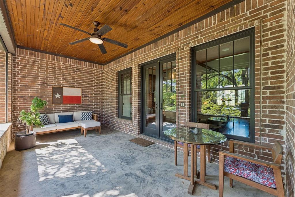 7430 Dawn Avenue Pilot Point, TX 76258 - Photo 31 of 39 a outdoor living space with furniture and a potted plant