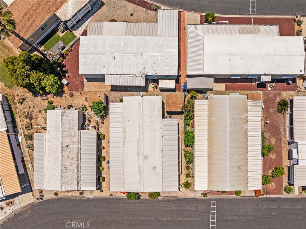 9391 California Avenue, Unit 56 Riverside, CA 92503 - Photo 37 of 45 an aerial view of a house with large windows
