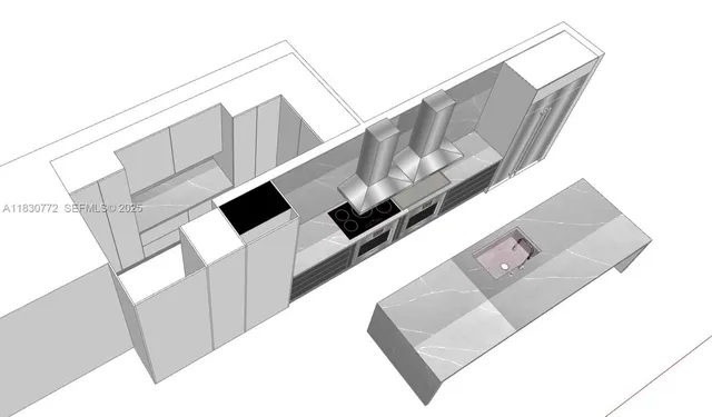 a living room with a table