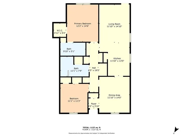 a picture of a bench in front of a door