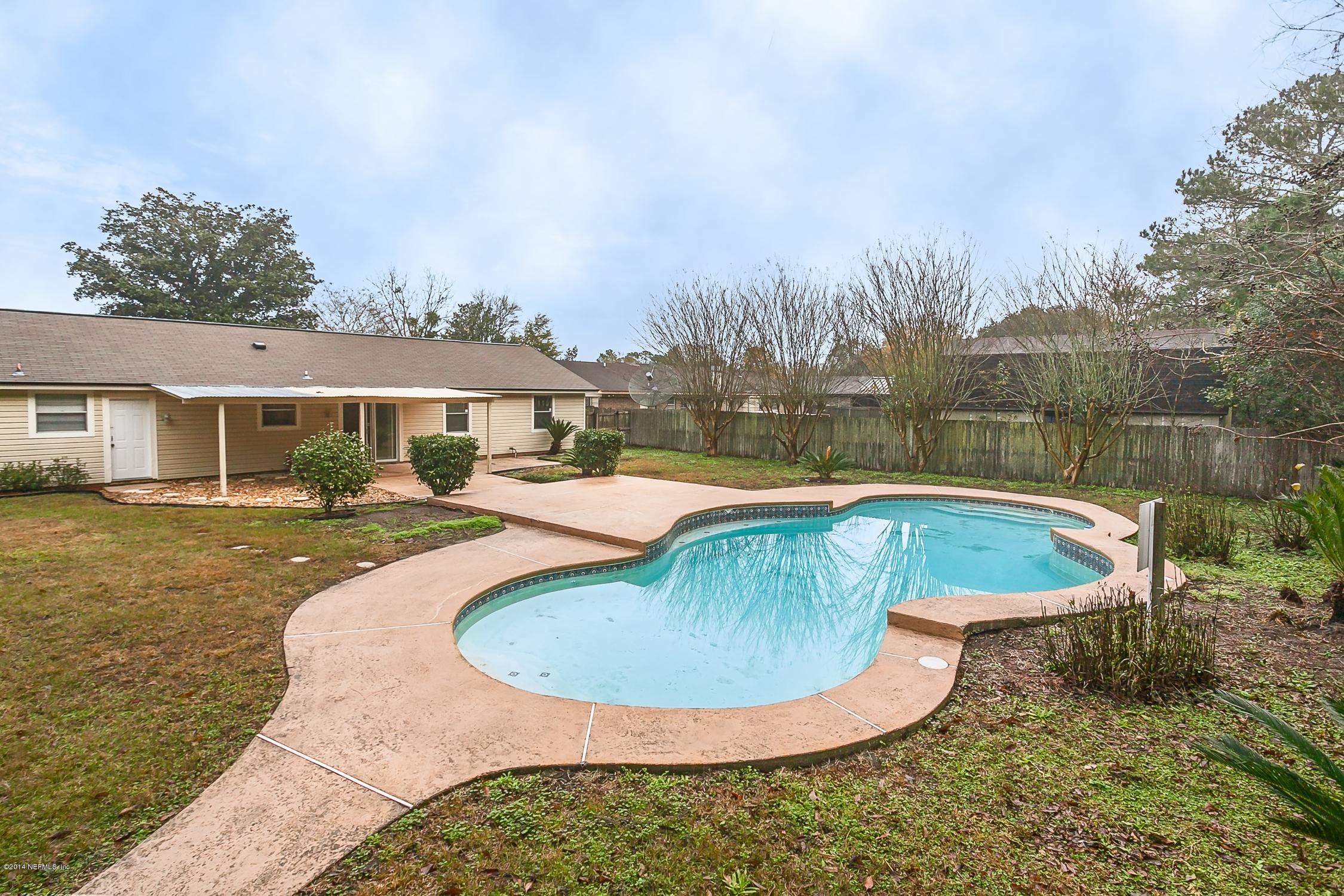 8258 Blazing Star Road Jacksonville, FL 32210 - Photo 26 of 27 Pool_and_Back_of_Home