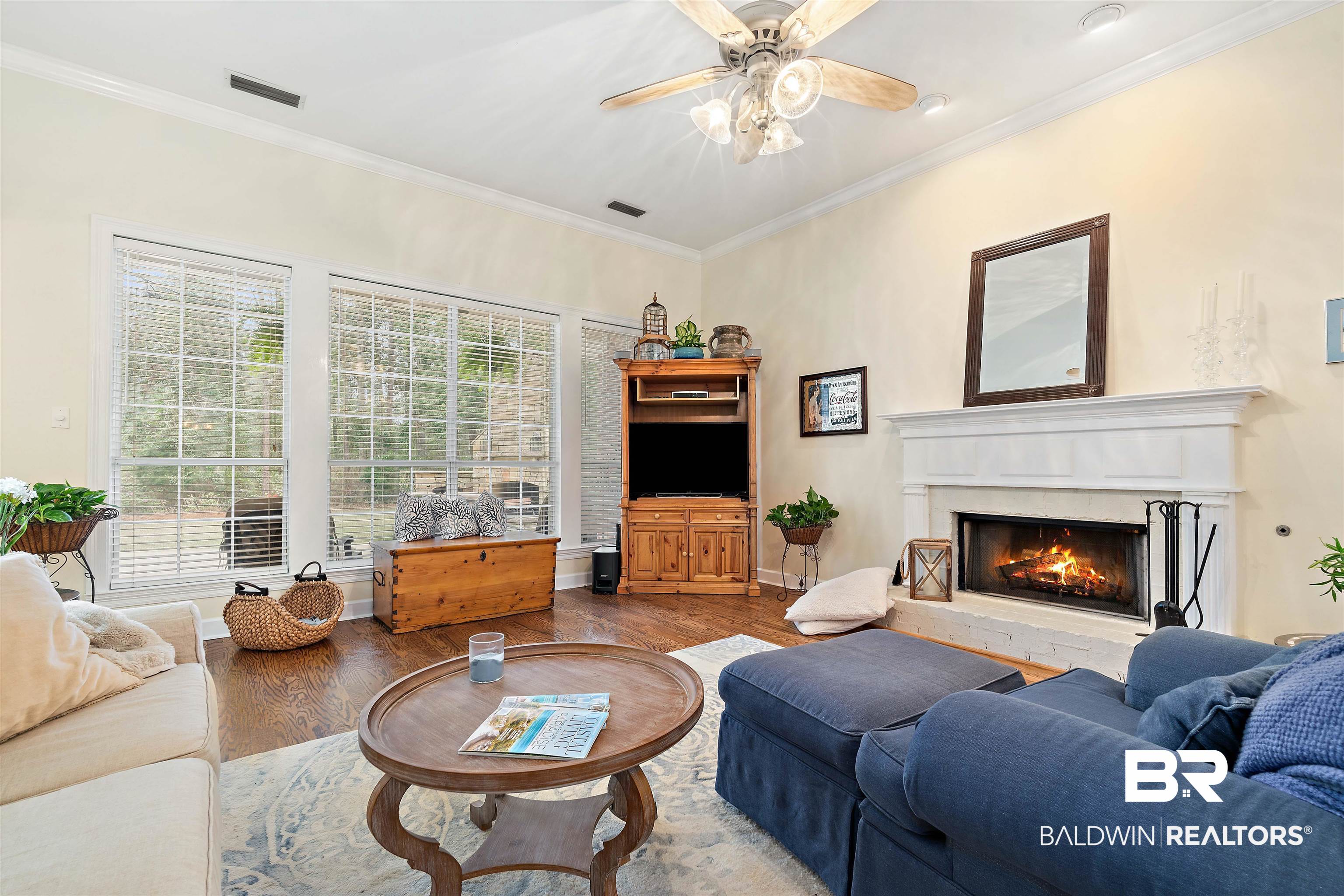 30355 Crepe Myrtle Court Daphne, AL 36527 - Photo 5 of 33 Living with Fireplace