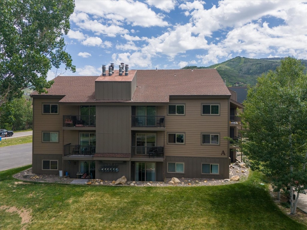 1525 Shadow Run Frontage, Unit 302 Steamboat Springs, CO 80487 - Photo 1 of 44 a aerial view of a house