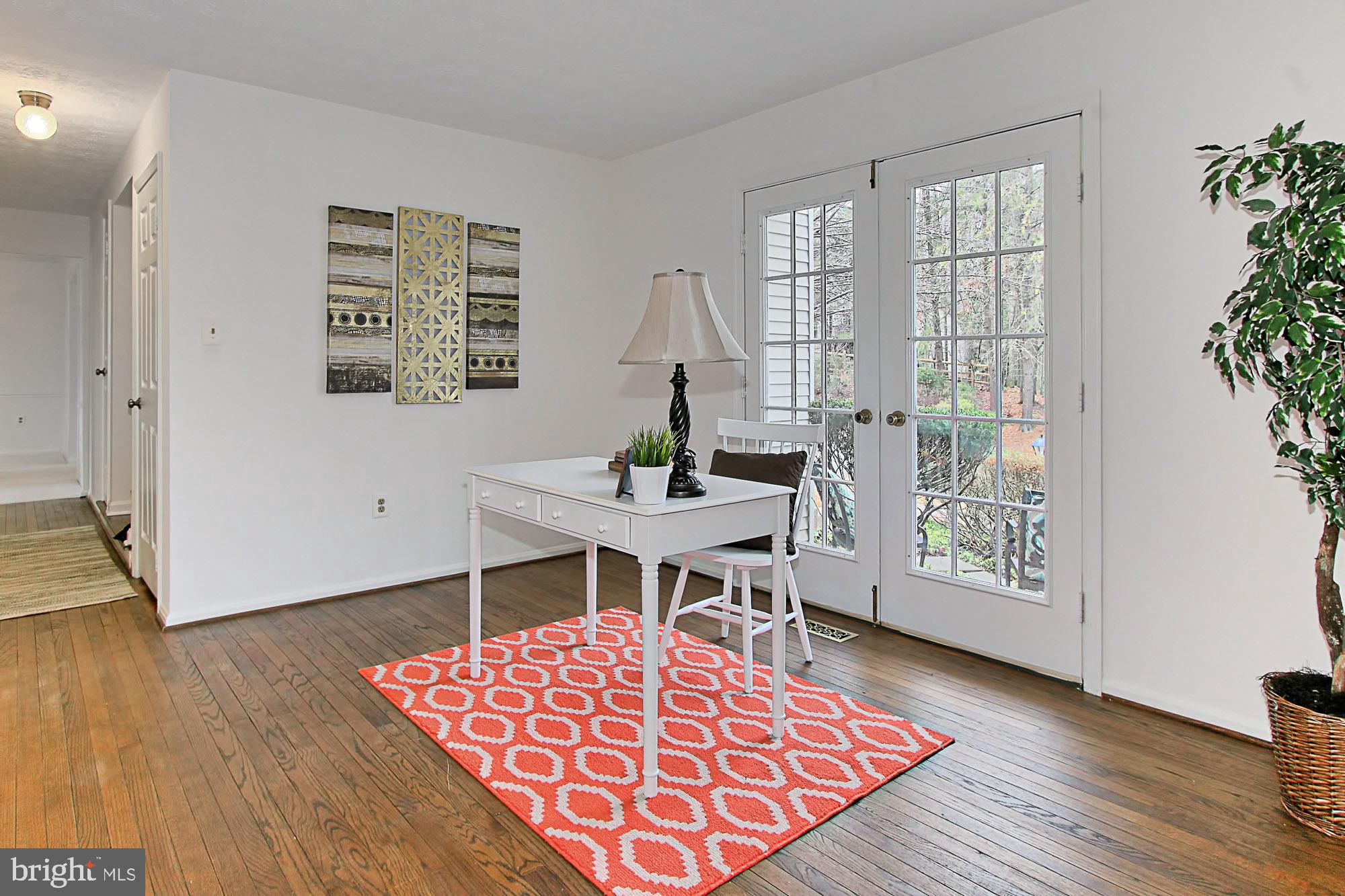 2211 Quartermaster Lane Reston, VA 20191 - Photo 11 of 49 Versatile Study/Library Area with French Doors