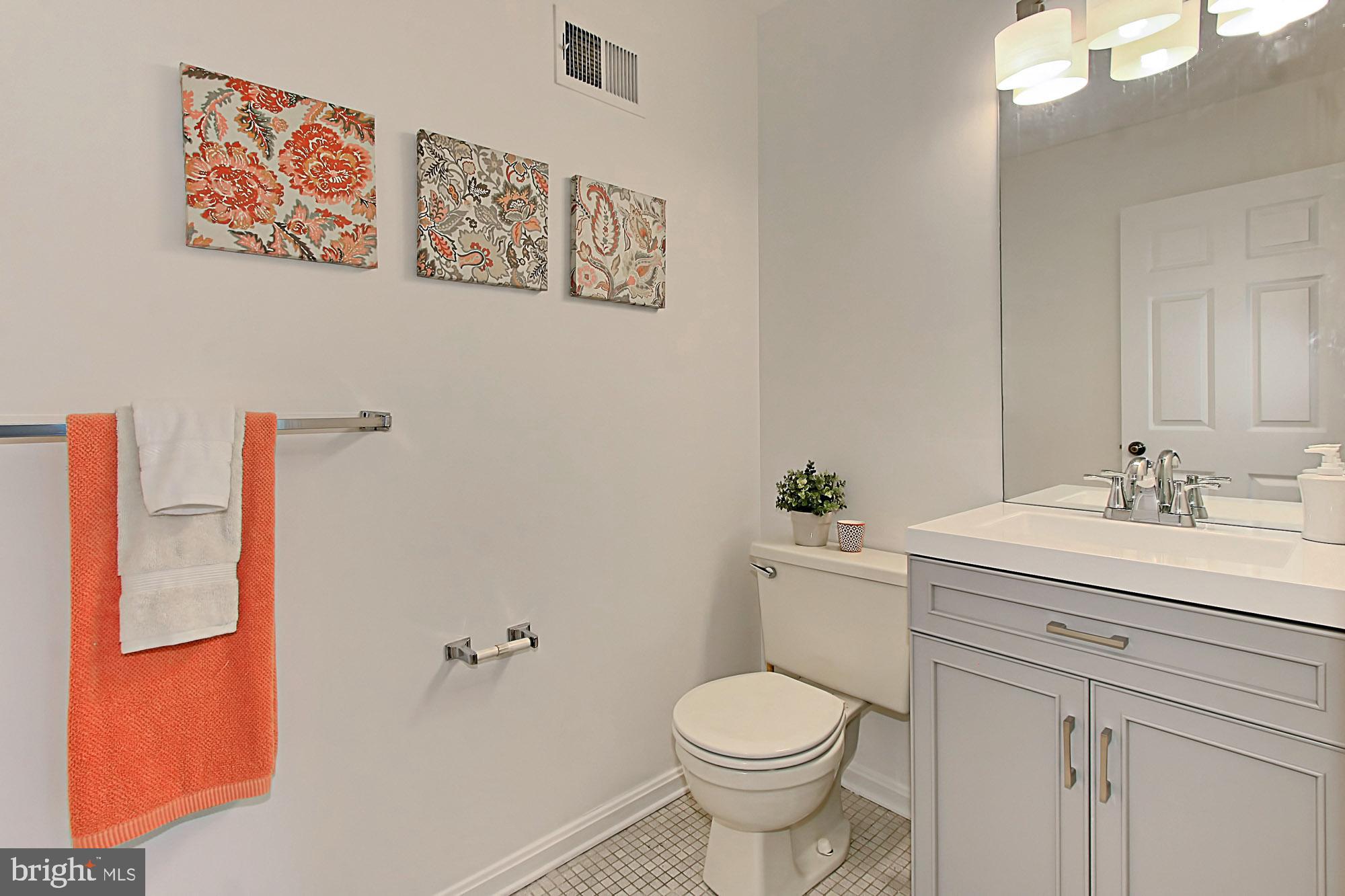 2211 Quartermaster Lane Reston, VA 20191 - Photo 18 of 49 Renovated Powder Room with New Vanity