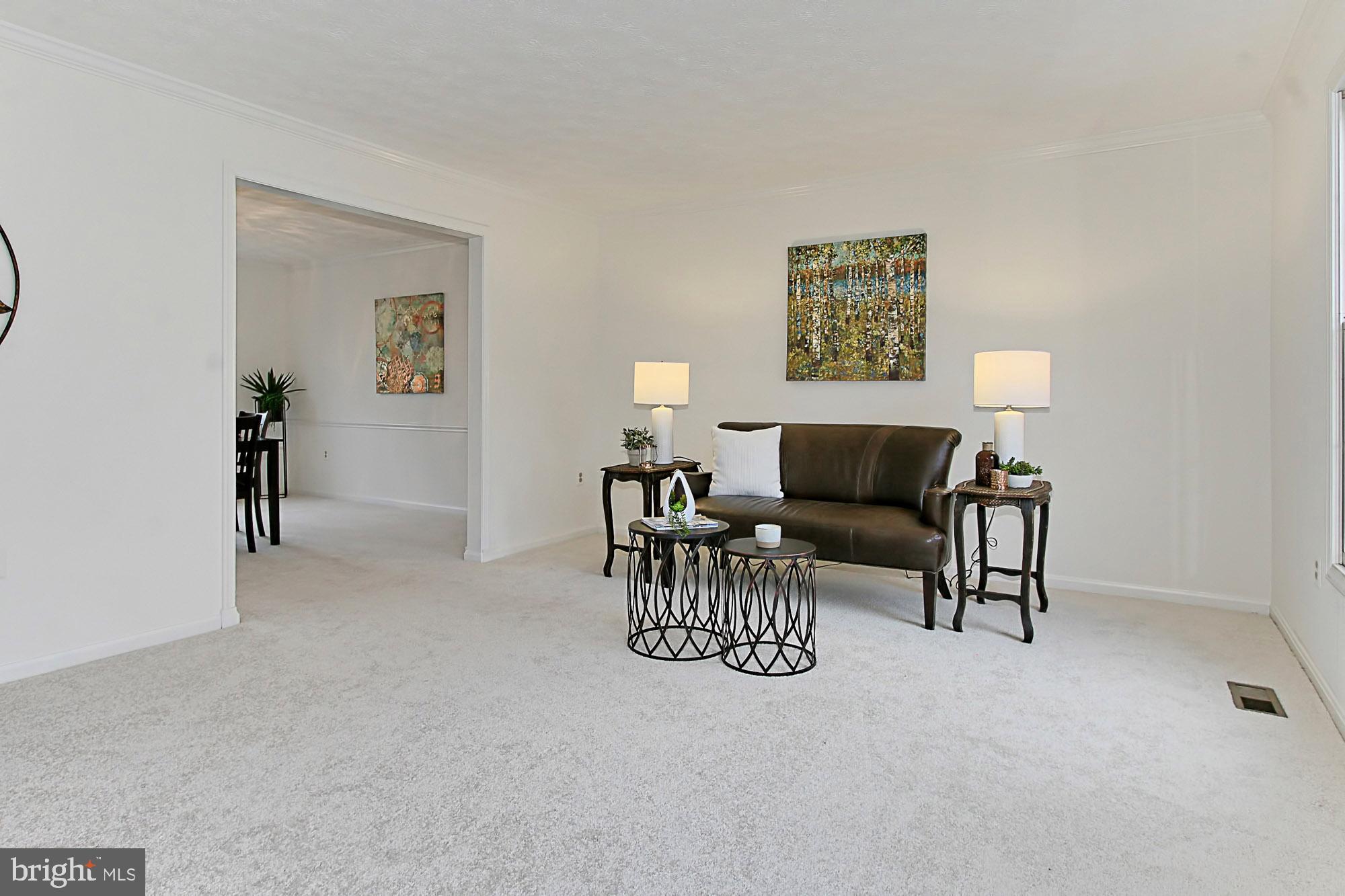 2211 Quartermaster Lane Reston, VA 20191 - Photo 22 of 49 Spacious Living Room with New Carpetq