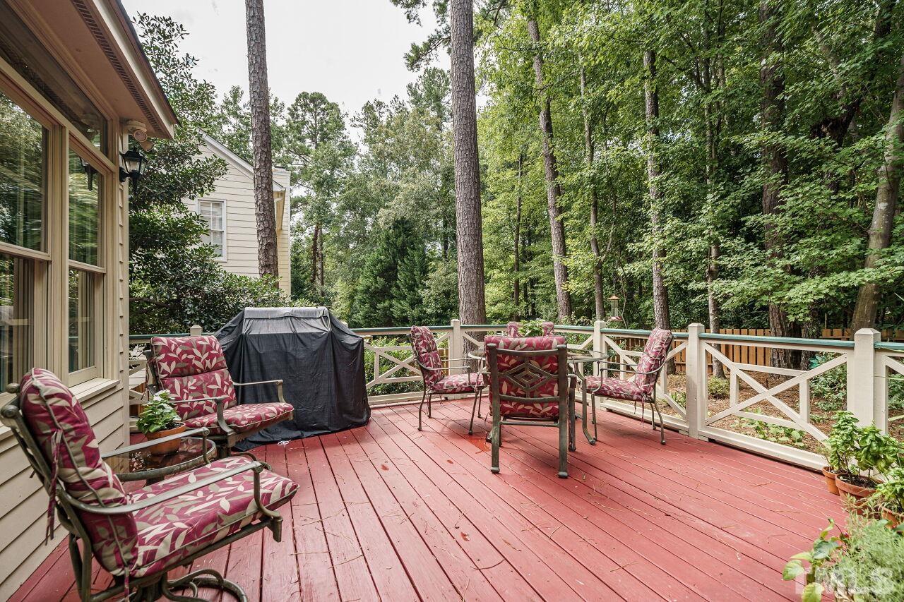 8601 Zinfandel Place Raleigh, NC 27615 - Photo 27 of 29 a view of roof deck with patio