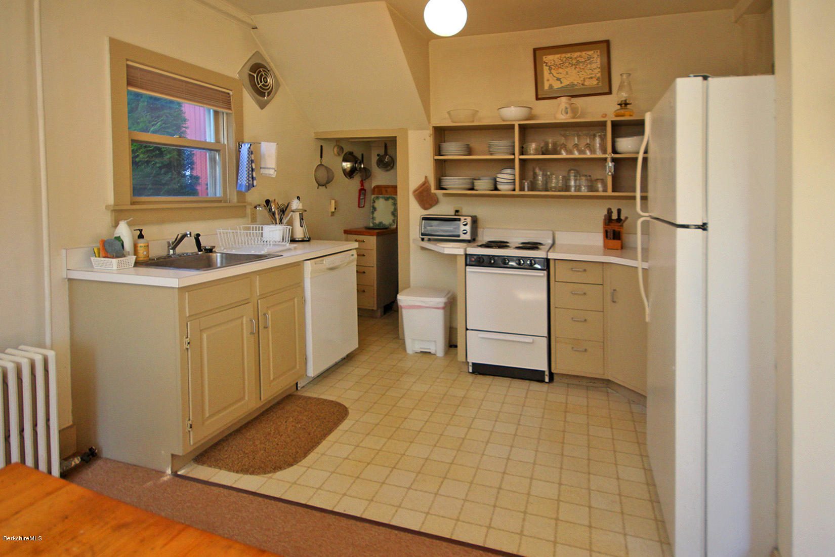 20 Main Street Stockbridge, MA 01262 - Photo 32 of 40 a kitchen with a refrigerator and a sink