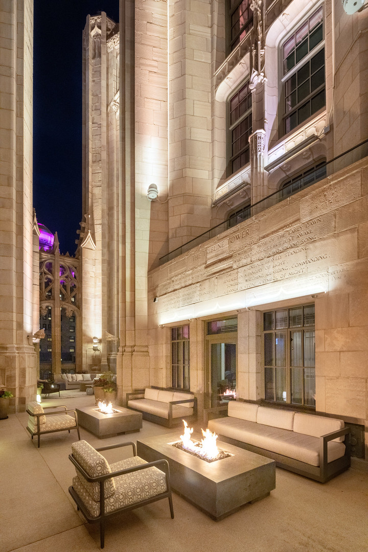 435 North Michigan Avenue, Unit 2103 Chicago, IL 60611 - Photo 36 of 41 a view of building with outdoor seating area
