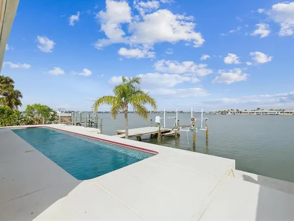 a view of ocean with boats
