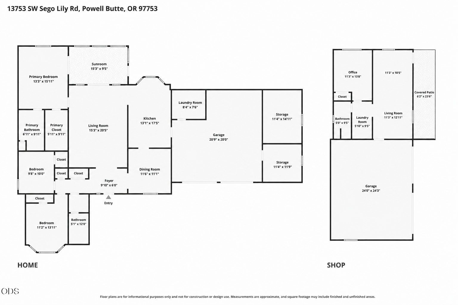 13753 South Sego Lily Road Powell Butte, OR 97753 - Photo 46 of 46 a picture of a room with a white wall