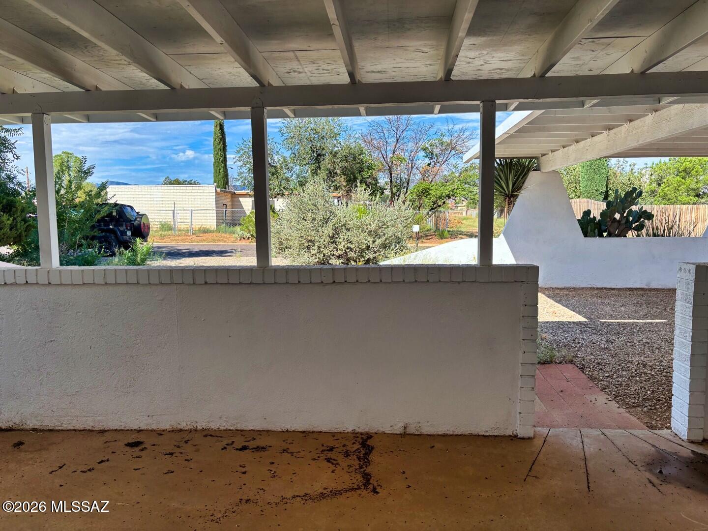 215 North Tracy Road Pearce, AZ 85625 - Photo 5 of 37 West side covered patio