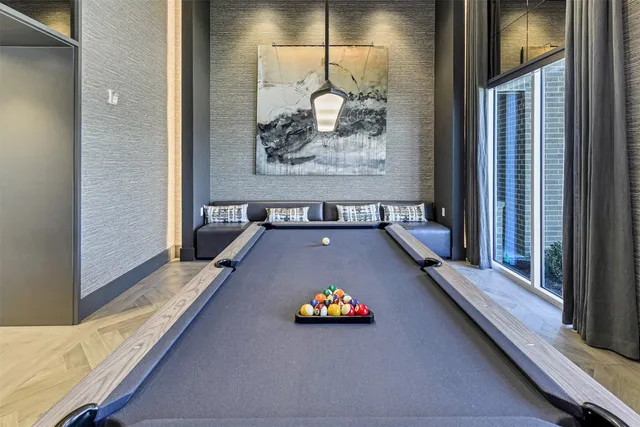 a room with gym equipment