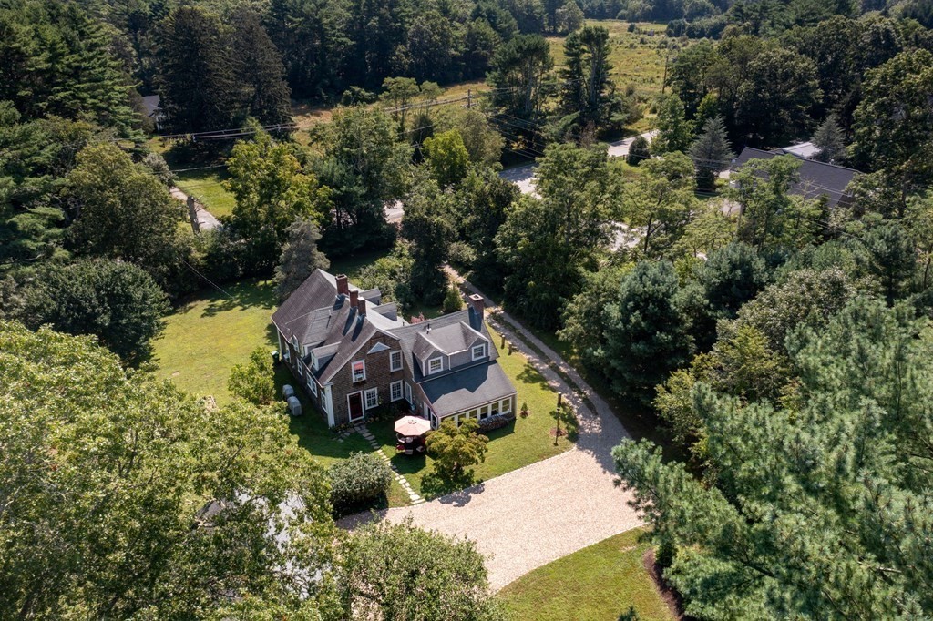 391 County Road Marion, MA 02738 - Photo 41 of 42 an aerial view of a house with a yard