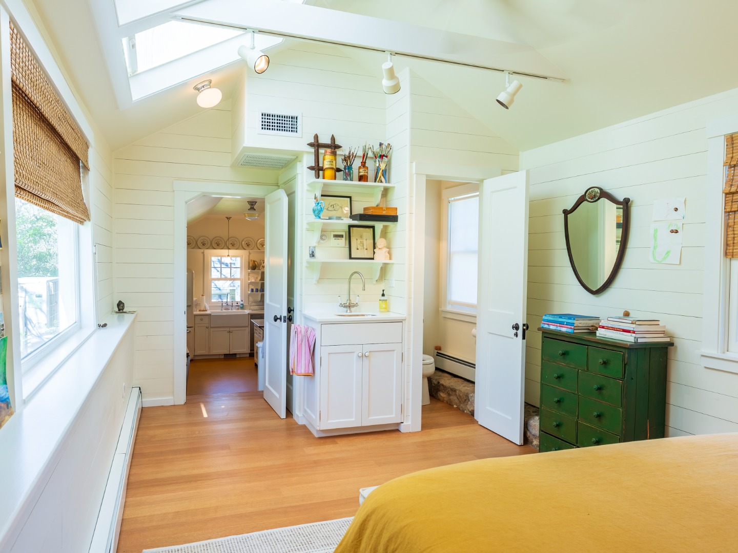 6 Wakeman Road Chilmark, MA 02535 - Photo 45 of 51 Bedroom with 1/2 bath in the guest house