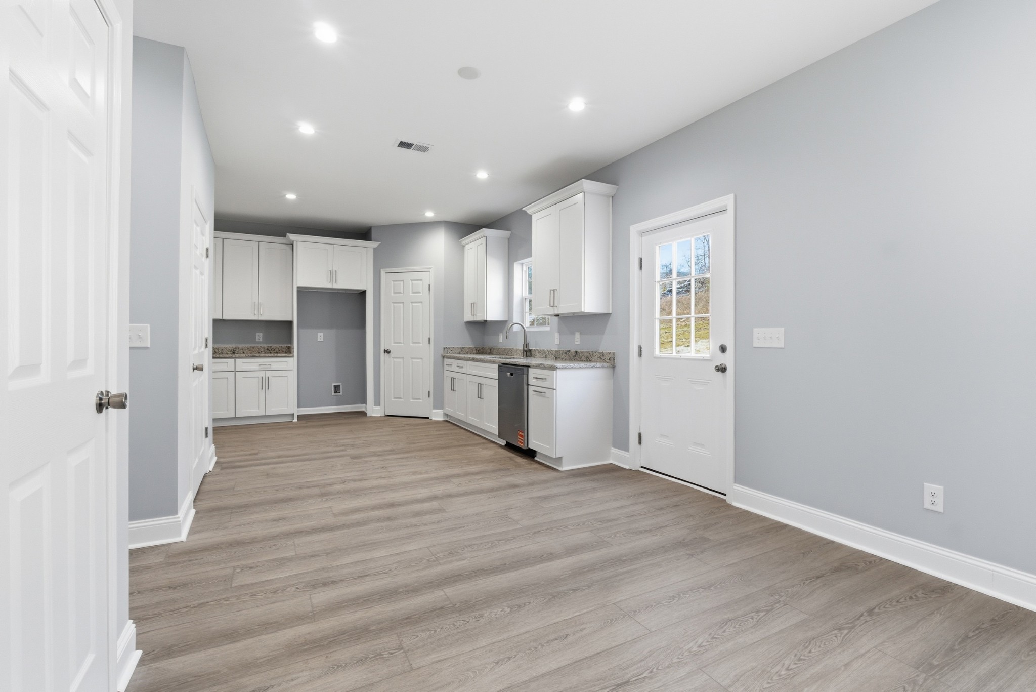 4741 Longbranch Antioch, TN 37013 - Photo 13 of 39 a view of kitchen with wooden floor