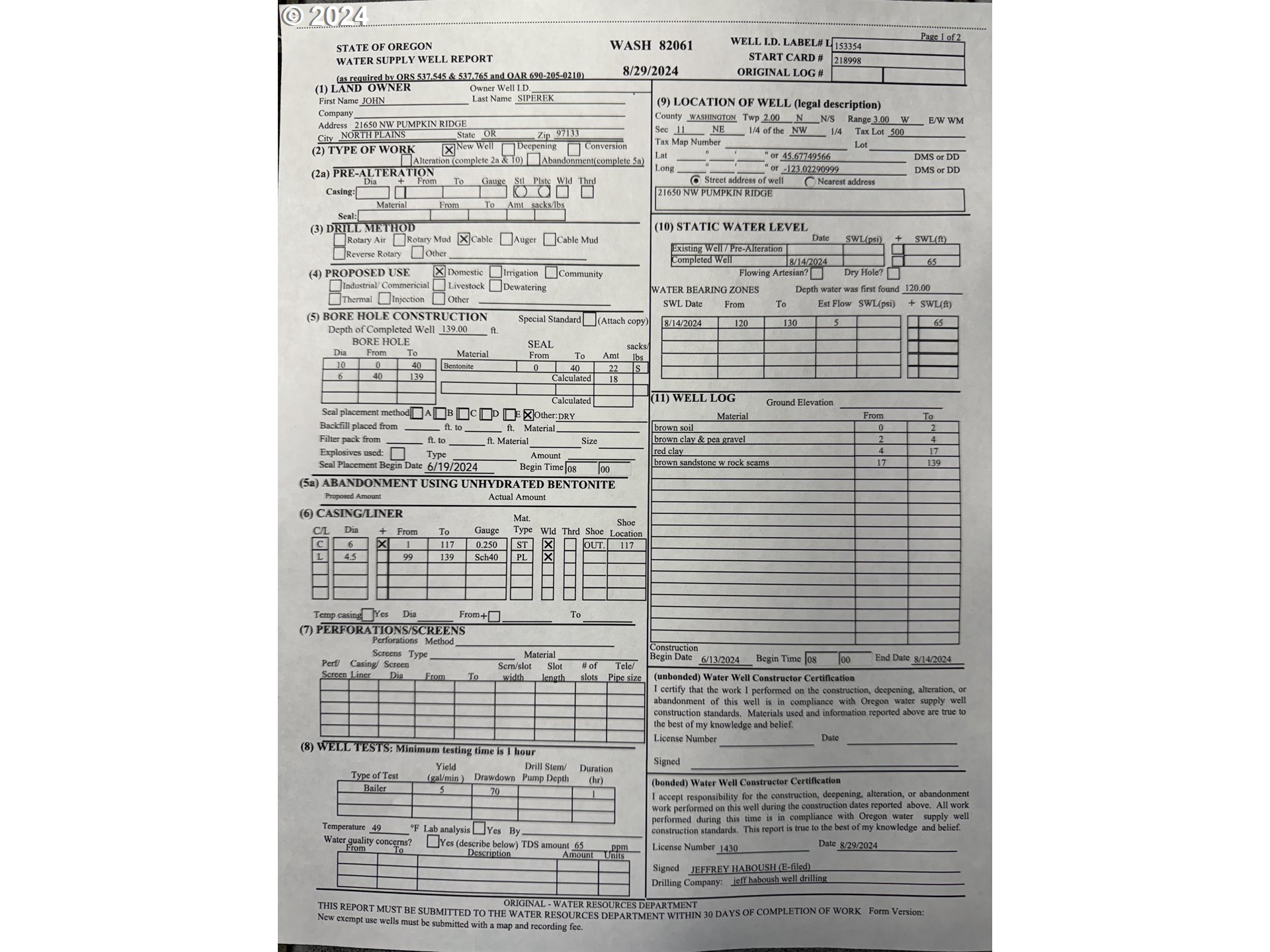 Northwest Pumpkin Ridge Road North Plains, OR 97133 - Photo 35 of 35 a view of door with shower