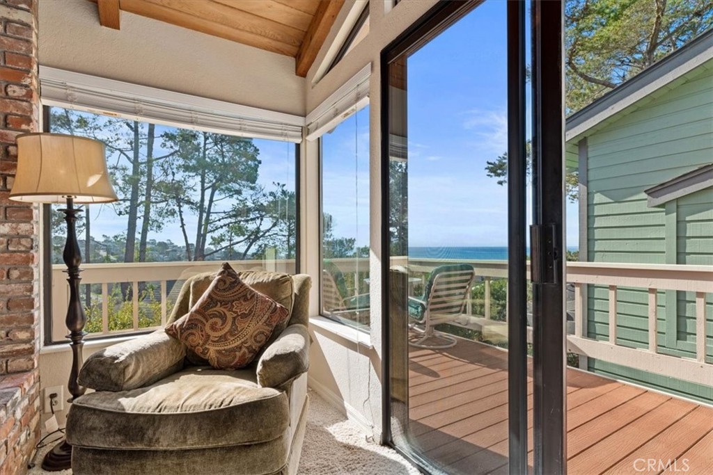 498 Croyden Lane Cambria, CA 93428 - Photo 22 of 68 a view of a two chairs in the balcony