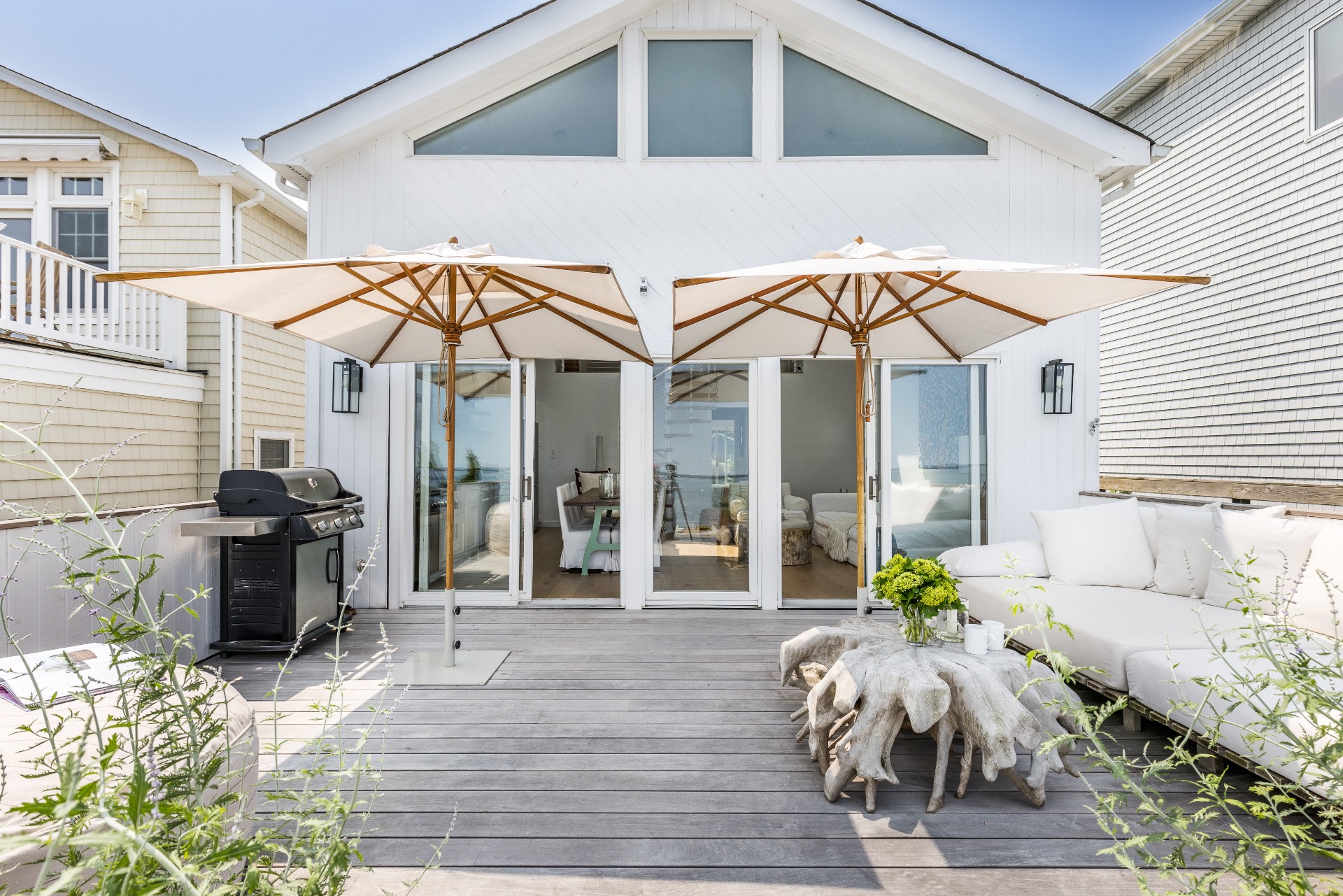 35 Hampton Road Sag Harbor, NY 11963 - Photo 2 of 27 a front view of house with yard outdoor seating and barbeque oven