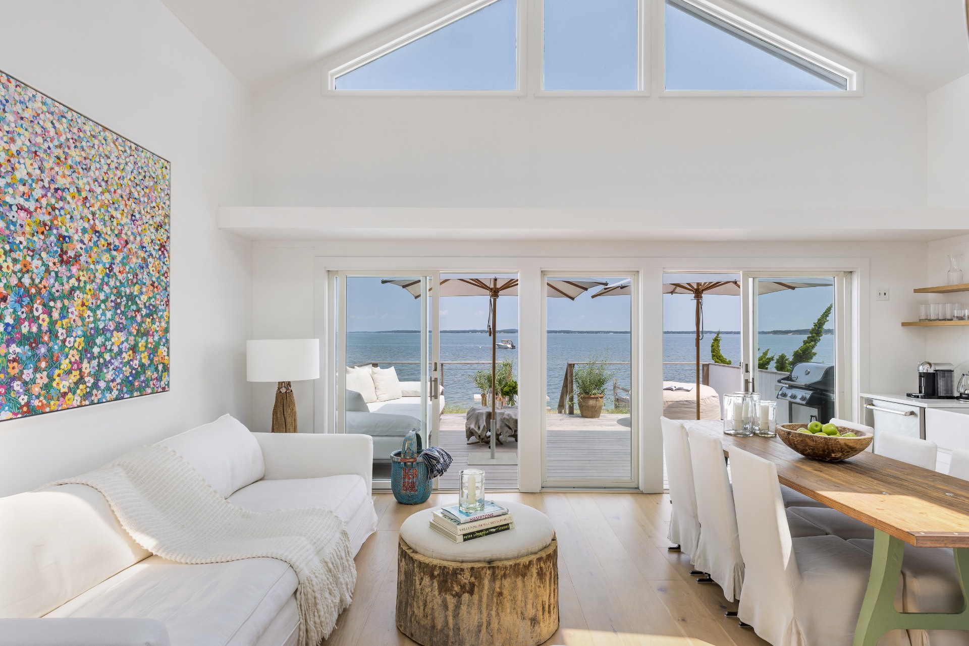 35 Hampton Road Sag Harbor, NY 11963 - Photo 10 of 27 a living room with furniture and a large window