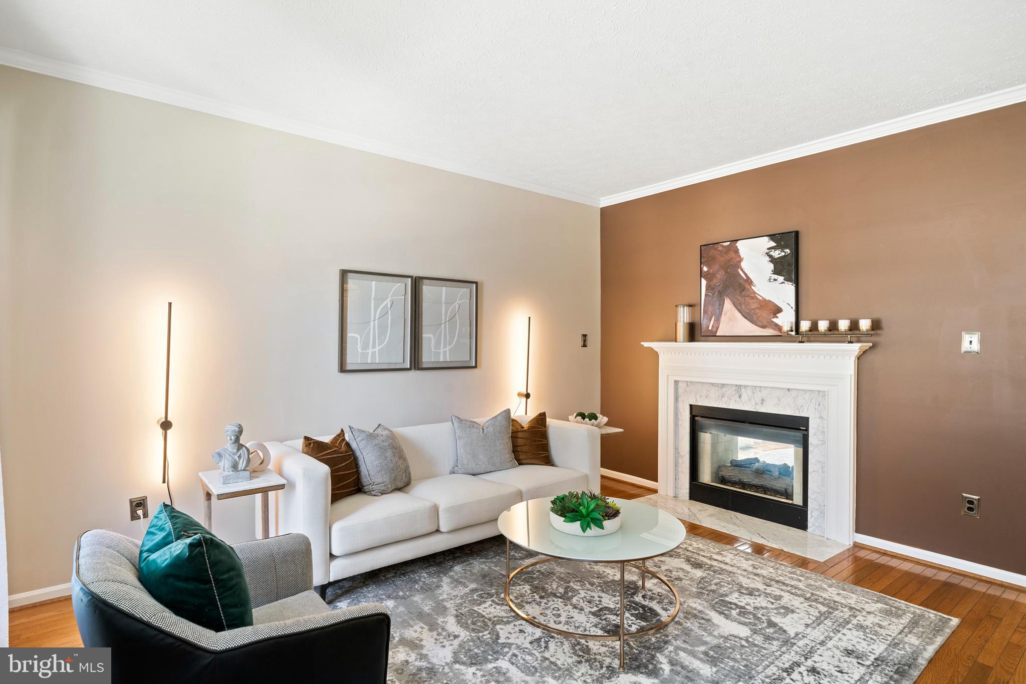 1502 Avennel Way Crofton, MD 21114 - Photo 6 of 50 Double sided gas fireplace