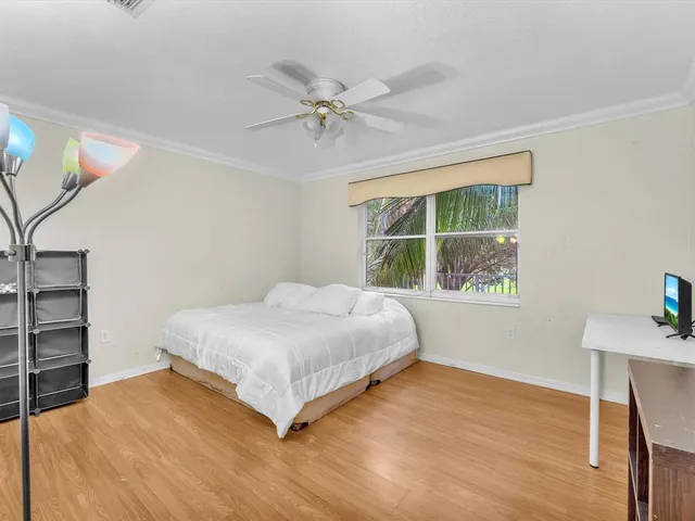 wooden floor in a room