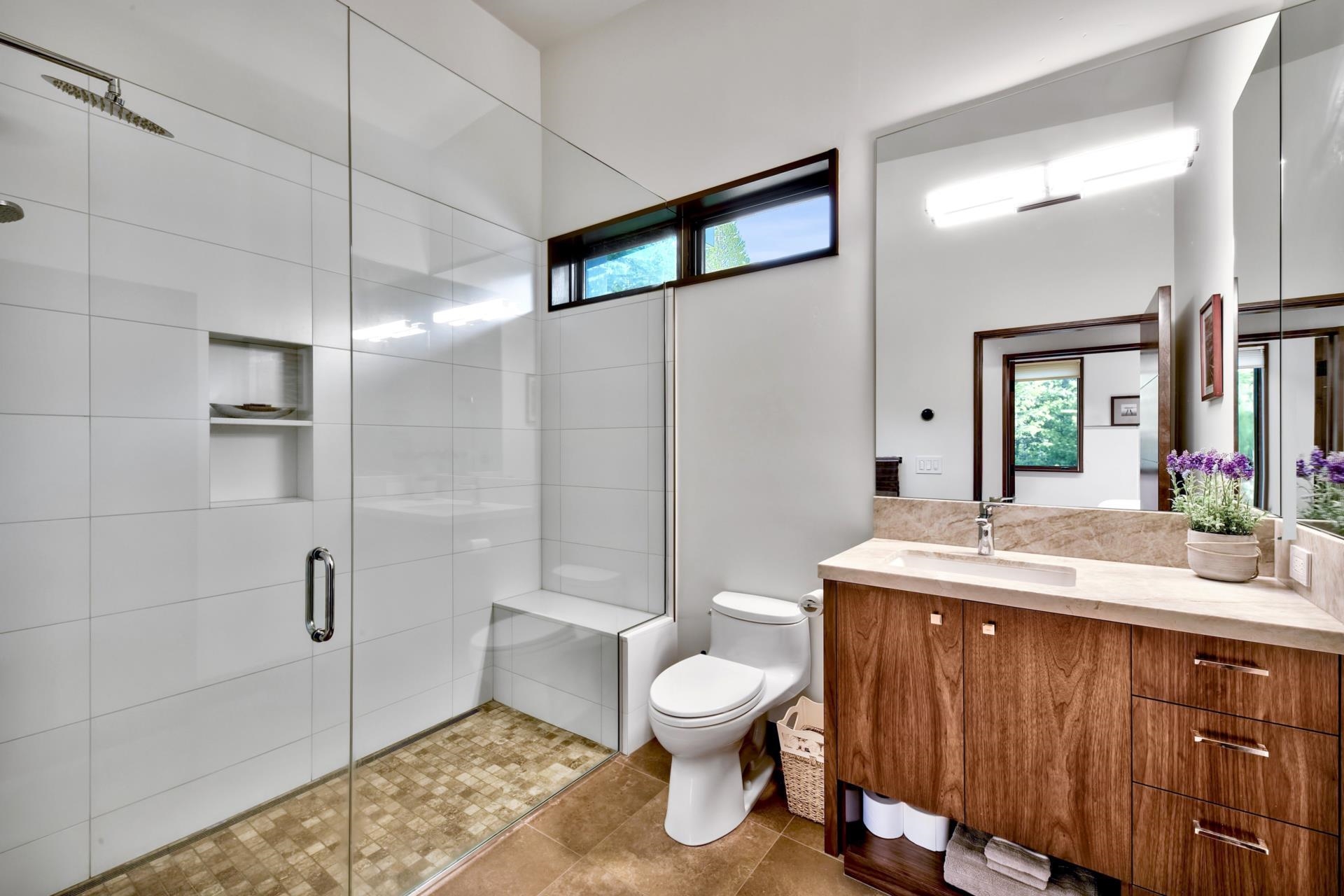 16150 Pine Street Truckee, CA 96161 - Photo 13 of 21 a bathroom with a toilet sink and shower