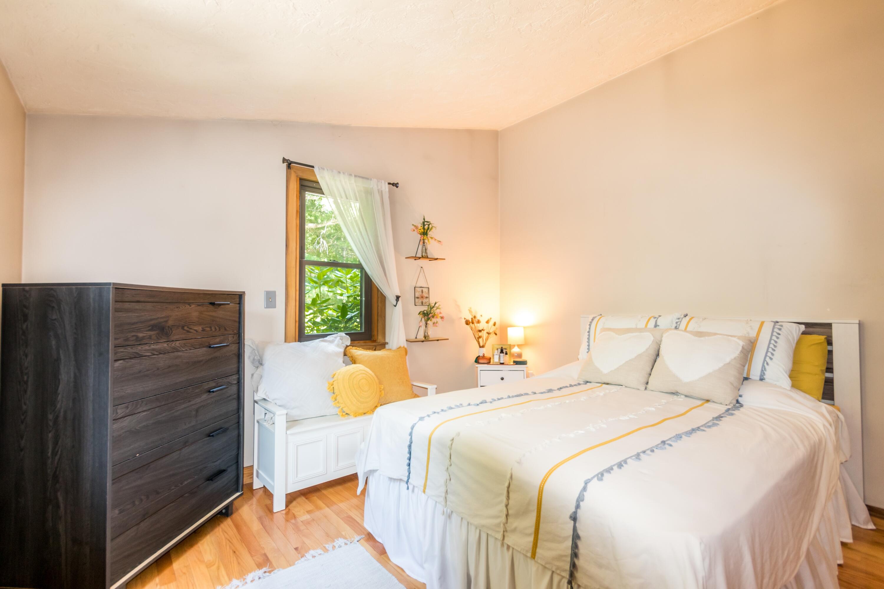 32 North Carver Road West Wareham, MA 02576 - Photo 15 of 42 a bedroom with bed and window