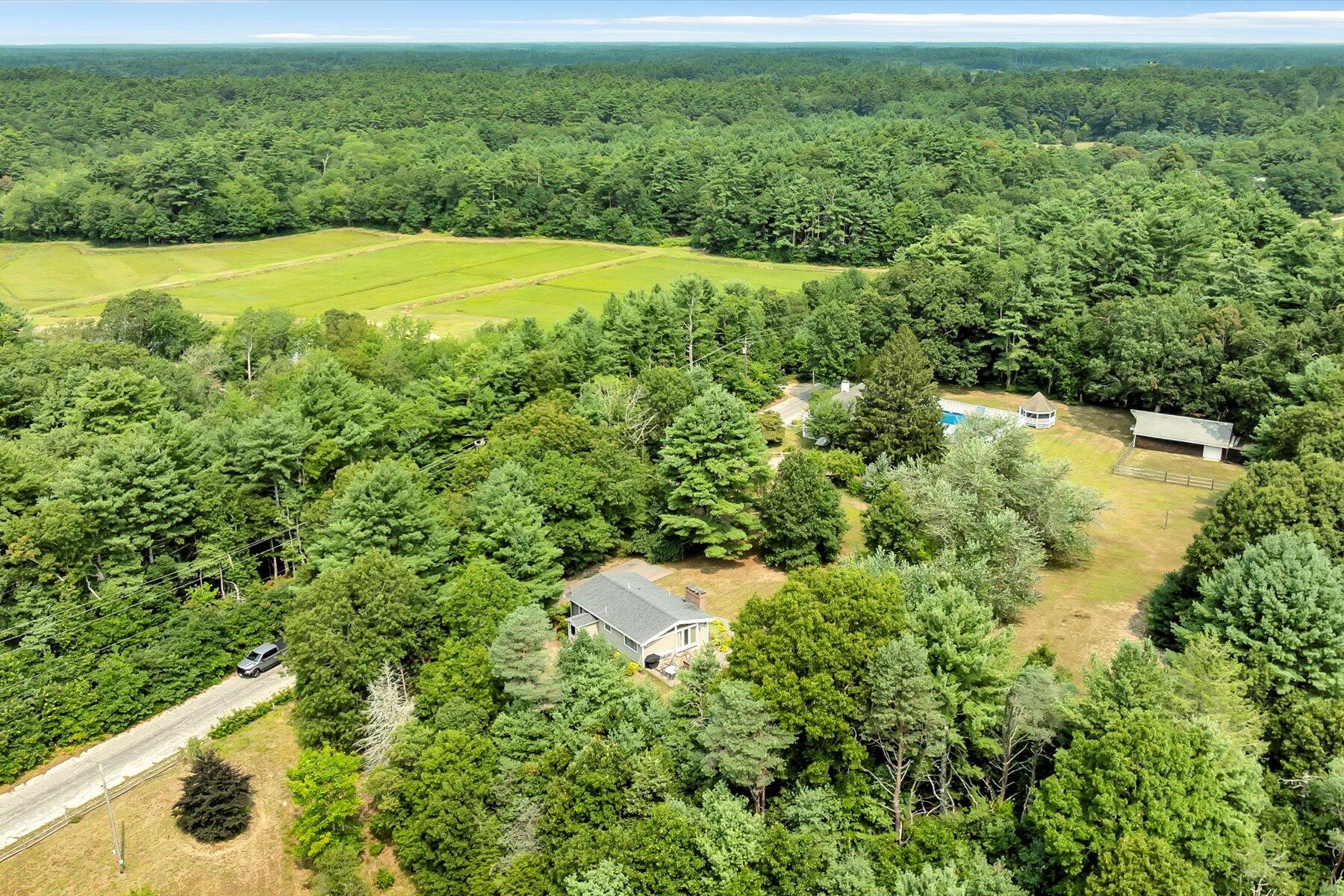 32 North Carver Road West Wareham, MA 02576 - Photo 39 of 42 a view of a garden with a lake view