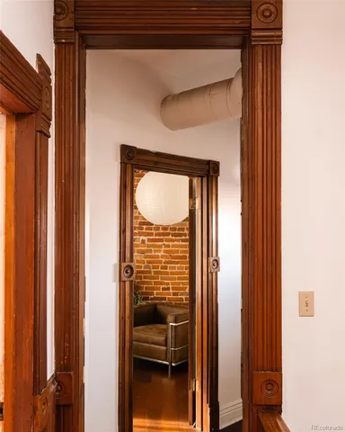 a view of front door