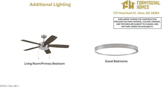 $395,000 | 727 Heartleaf Court, Vass, NC 28394