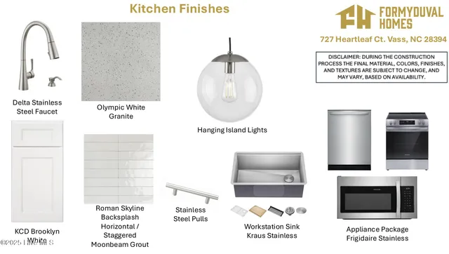 $405,000 | 727 Heartleaf Court, Vass, NC 28394