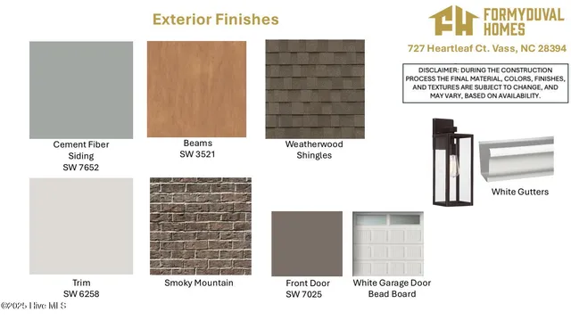 $395,000 | 727 Heartleaf Court, Vass, NC 28394