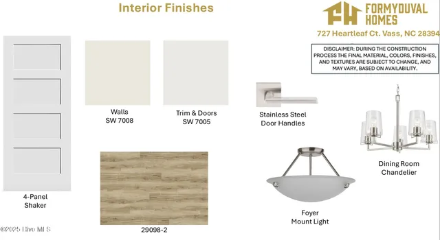 $395,000 | 727 Heartleaf Court, Vass, NC 28394