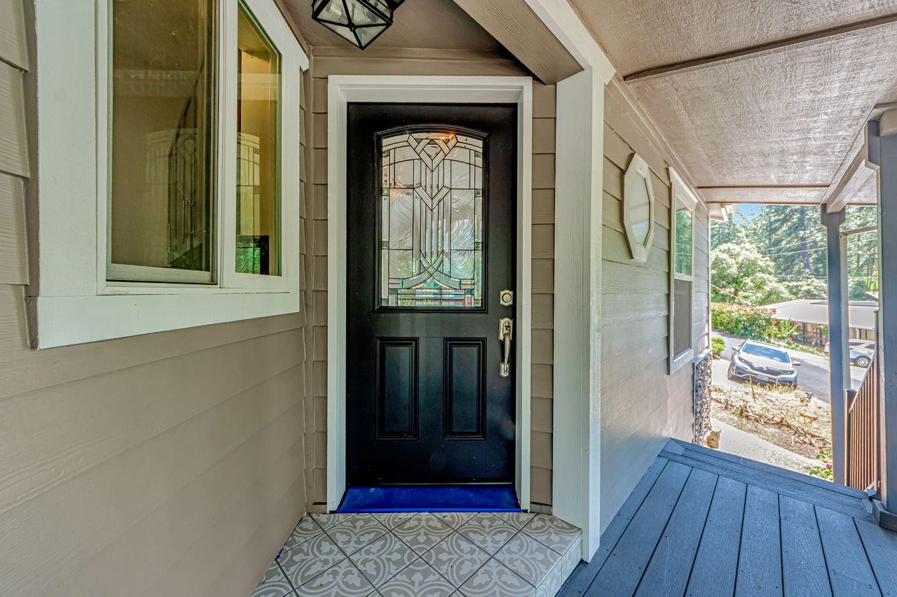 571 B Lane Applegate, CA 95703 - Photo 16 of 85 a view of a entryway door of the house