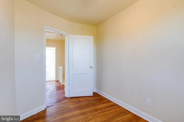 a view of a room with closet and natural light