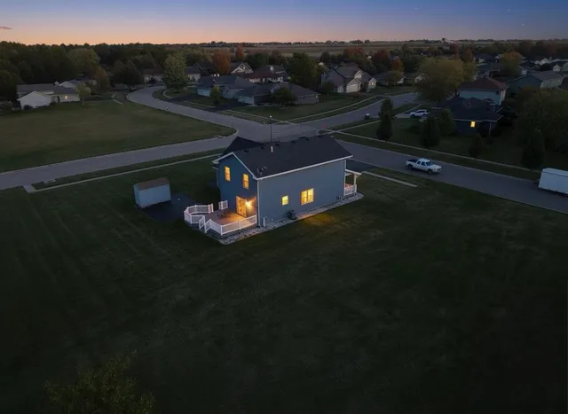 a view of a city from a balcony