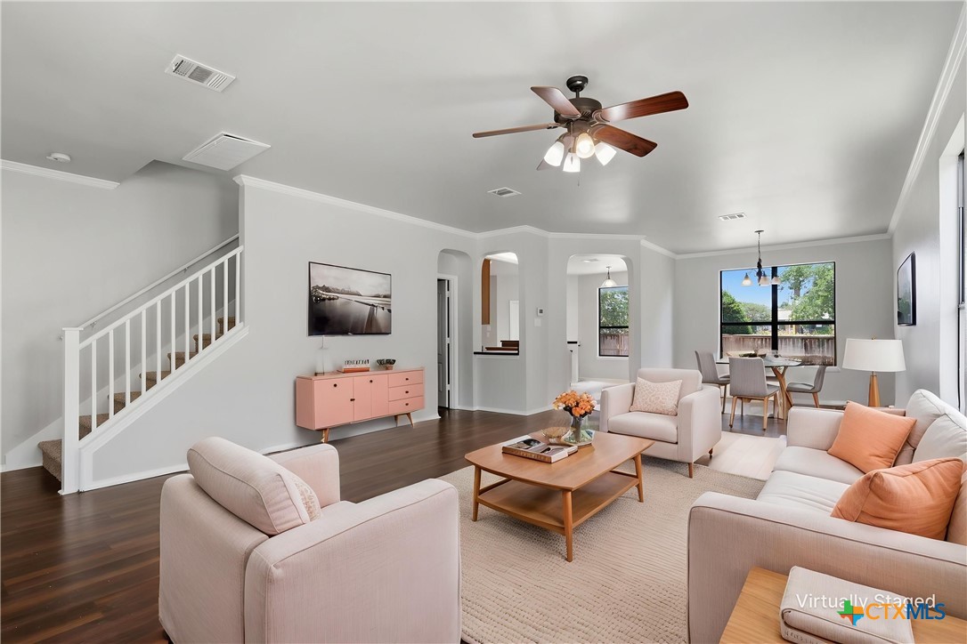 8716 Starview Street Temple, TX 76502 - Photo 34 of 36 See the possibilities! This virtually staged living room highlights the perfect layout for relaxing or entertaining.