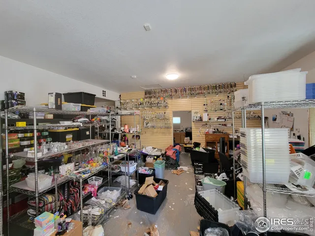 a view of storage and utility room